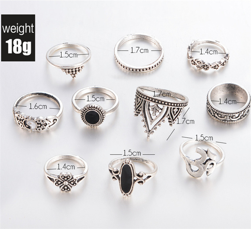 Wholesale Jewelry Vintage Style Geometric Alloy Artificial Gemstones Rhinestones Zircon Plating Inlay Rings display picture 12