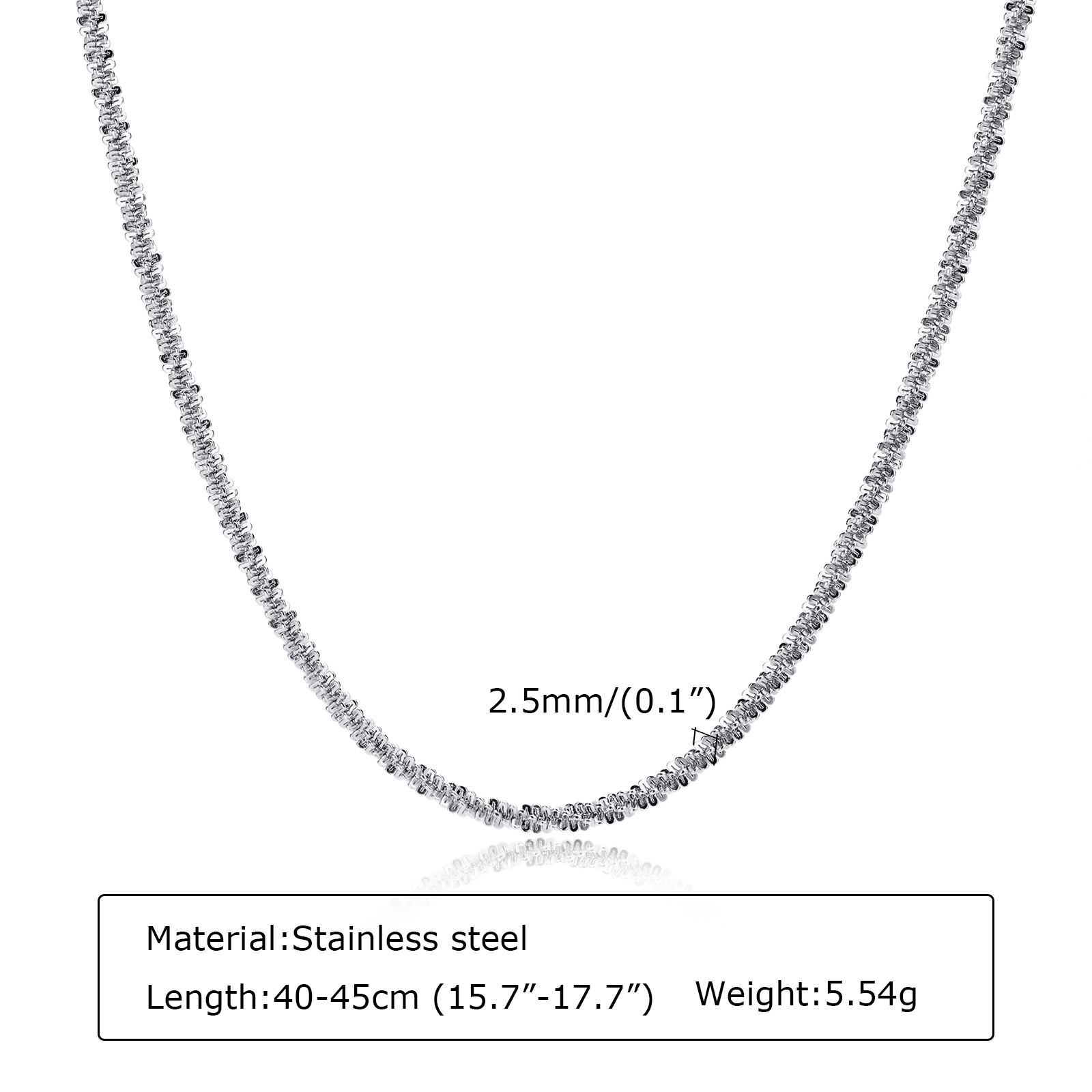 Stainless Steel Gold Plated Simple Style Plating Solid Color Necklace display picture 1