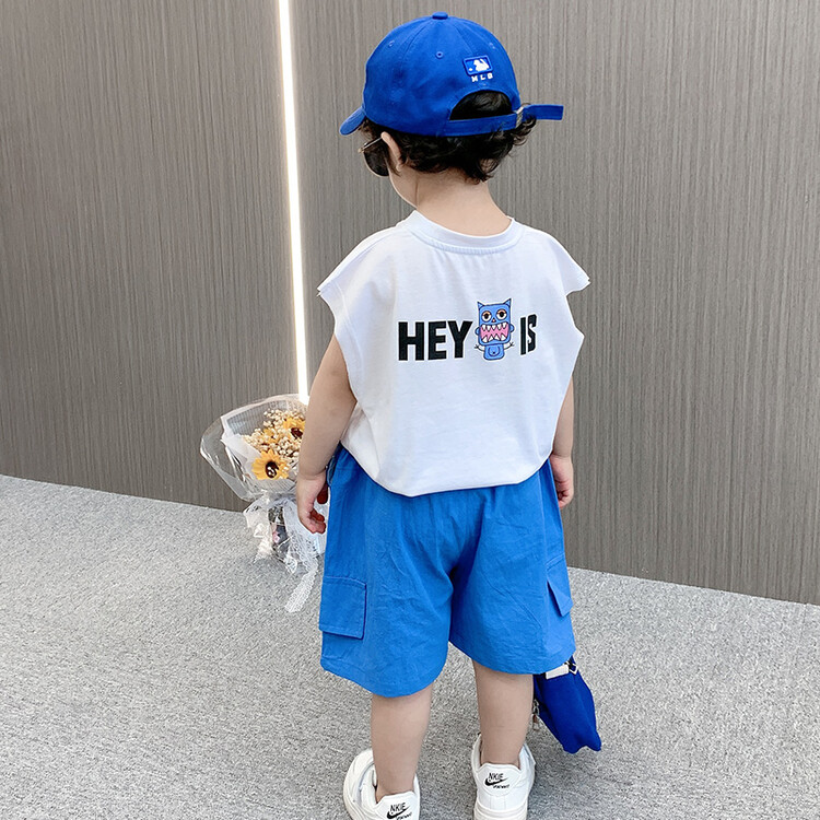 Casual Simple Style Cartoon Printing Cotton Boys Clothing Sets display picture 7