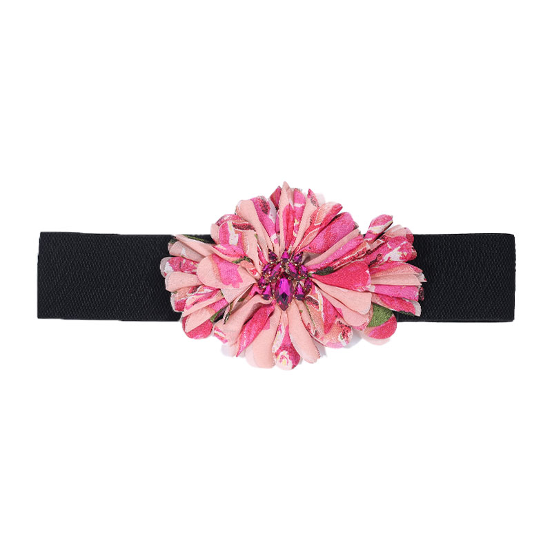 Elegant Streetwear Flower Polyester Women's Woven Belts display picture 6
