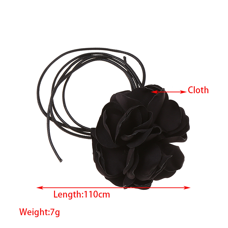 Elegant Flower Cloth Women's Necklace display picture 1
