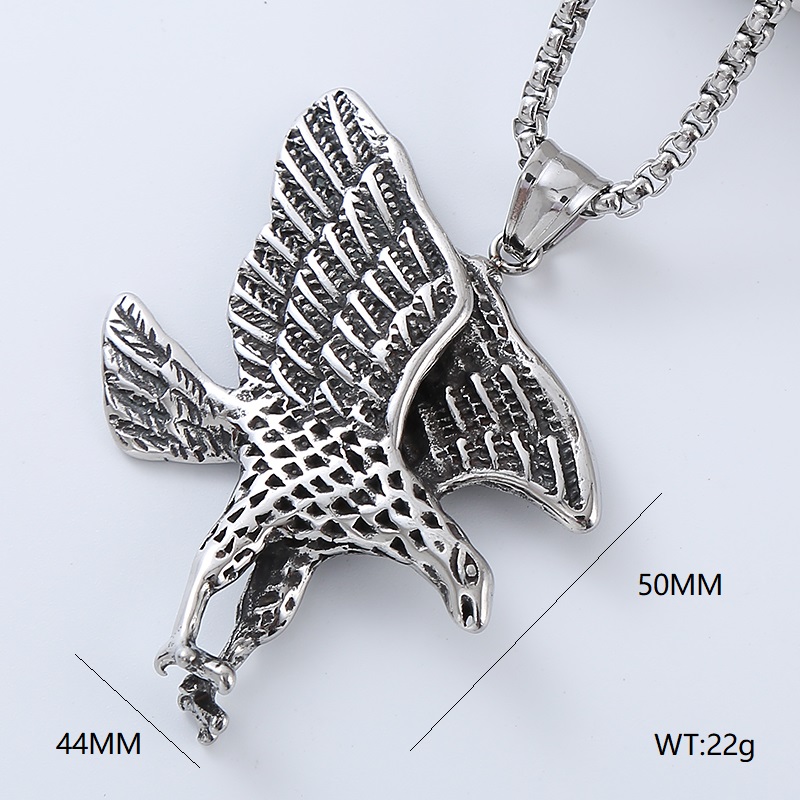 Hip-Hop Punk Streetwear Eagle Dragon 304 Stainless Steel No Inlaid Men'S display picture 3