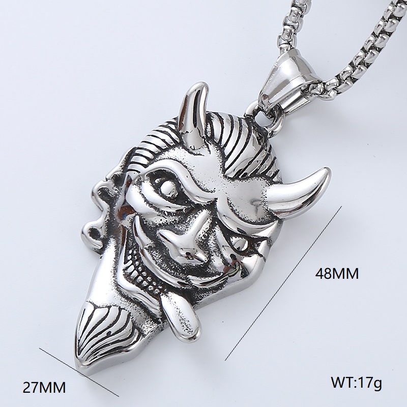 Punk Streetwear Owl Horse 304 Stainless Steel No Inlaid Men'S display picture 4