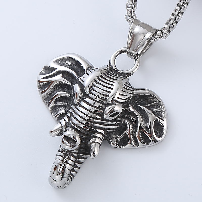 Hip-Hop Streetwear Cool Style Lion Elephant 304 Stainless Steel No Inlaid Men'S display picture 3