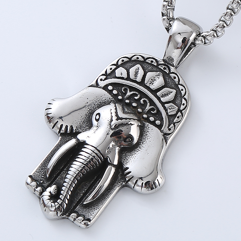 Hip-Hop Streetwear Cool Style Lion Elephant 304 Stainless Steel No Inlaid Men'S display picture 5