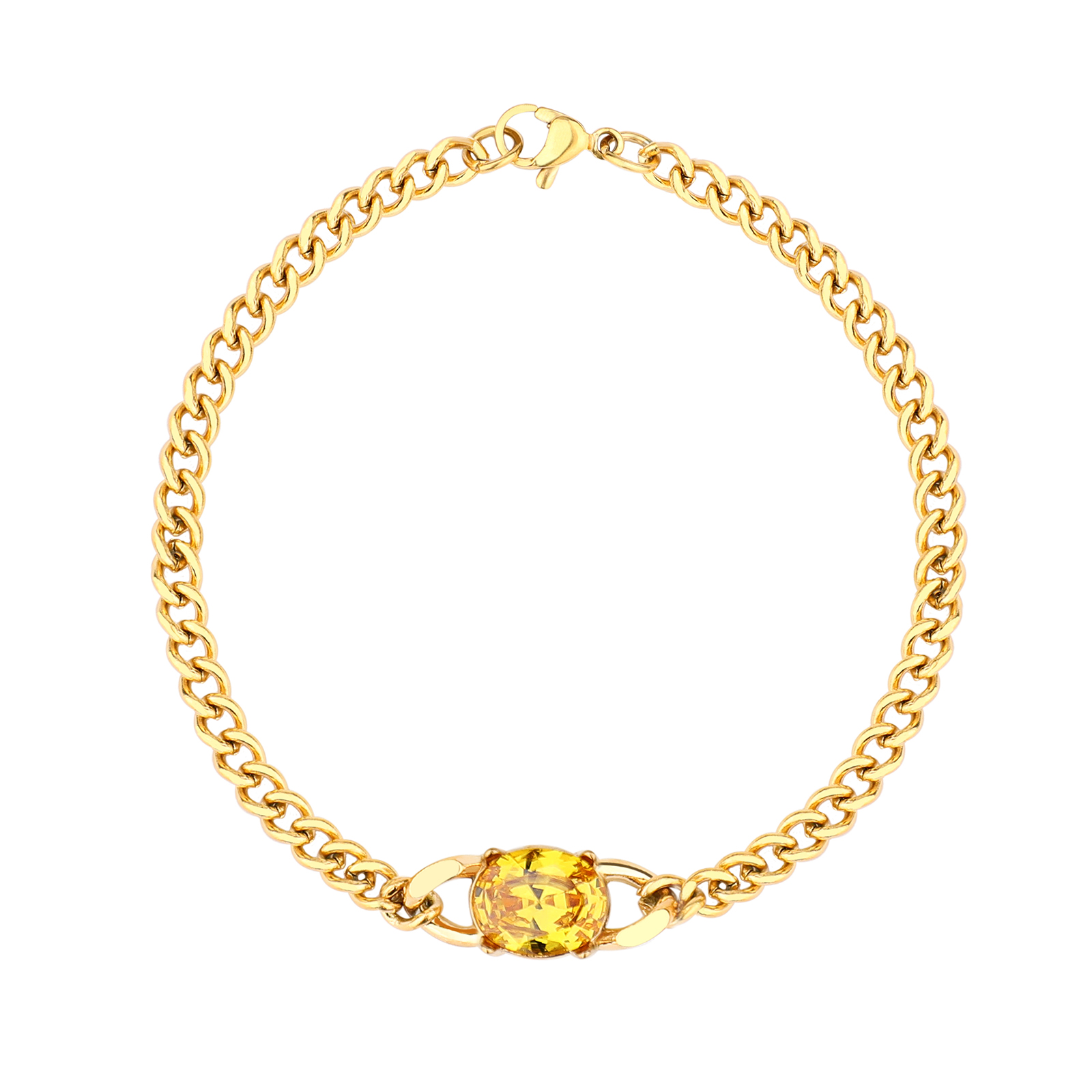 Cute Simple Style Square Oval Heart Shape Stainless Steel Gold Plated Zircon Bracelets In Bulk display picture 3