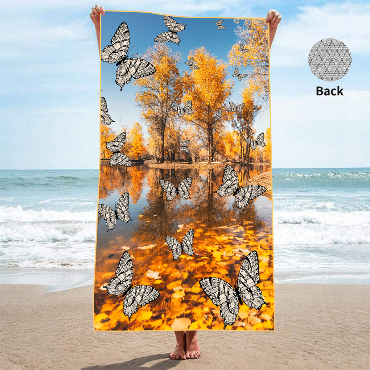 Vacation Digital Printing Beach Towels display picture 6
