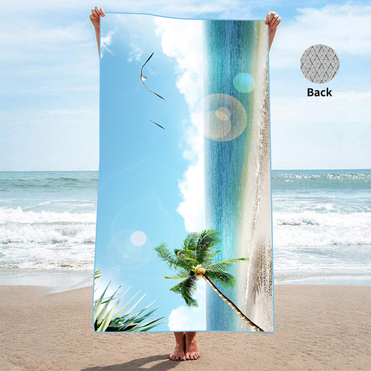 Vacaciones Impresión Digital Toallas De Playa display picture 5