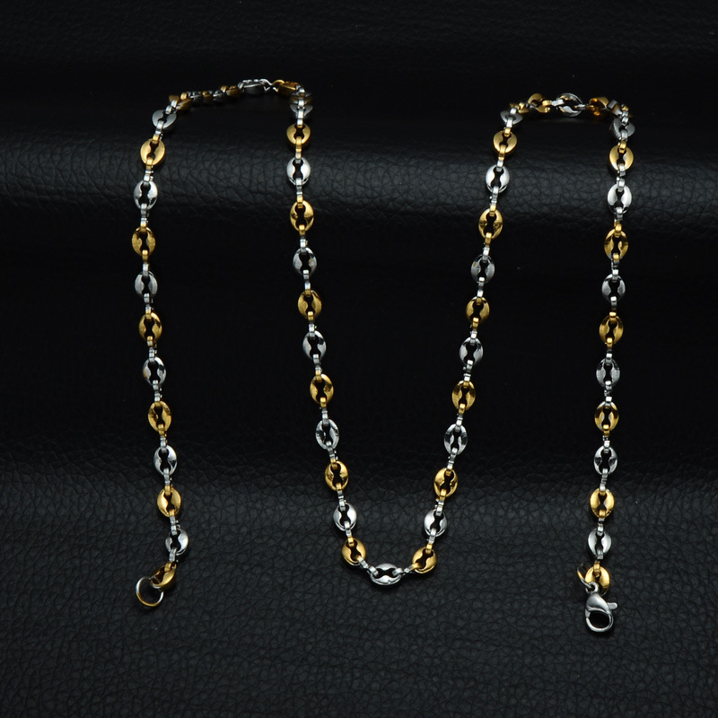 Basic Einfarbig Rostfreier Stahl Unisex Halskette display picture 5