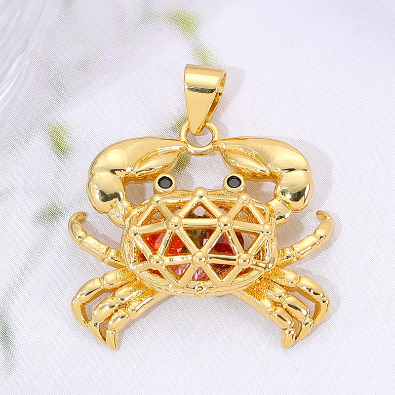Simple Style Classic Style Animal Copper Plating Inlay Zircon 18k Gold Plated Jewelry Accessories display picture 5