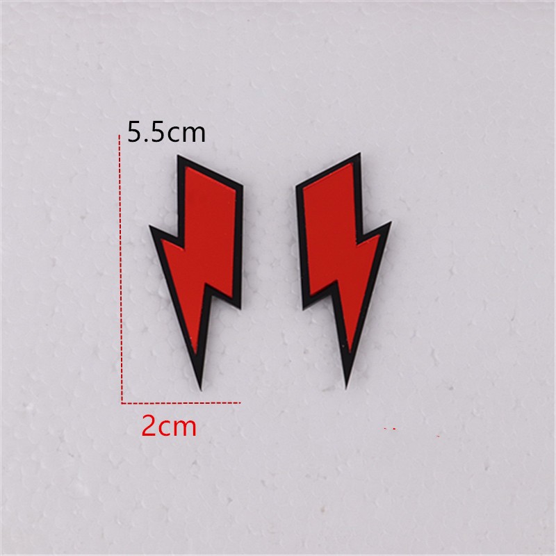 1 Pair Ig Style Lightning Arylic Ear Studs display picture 5