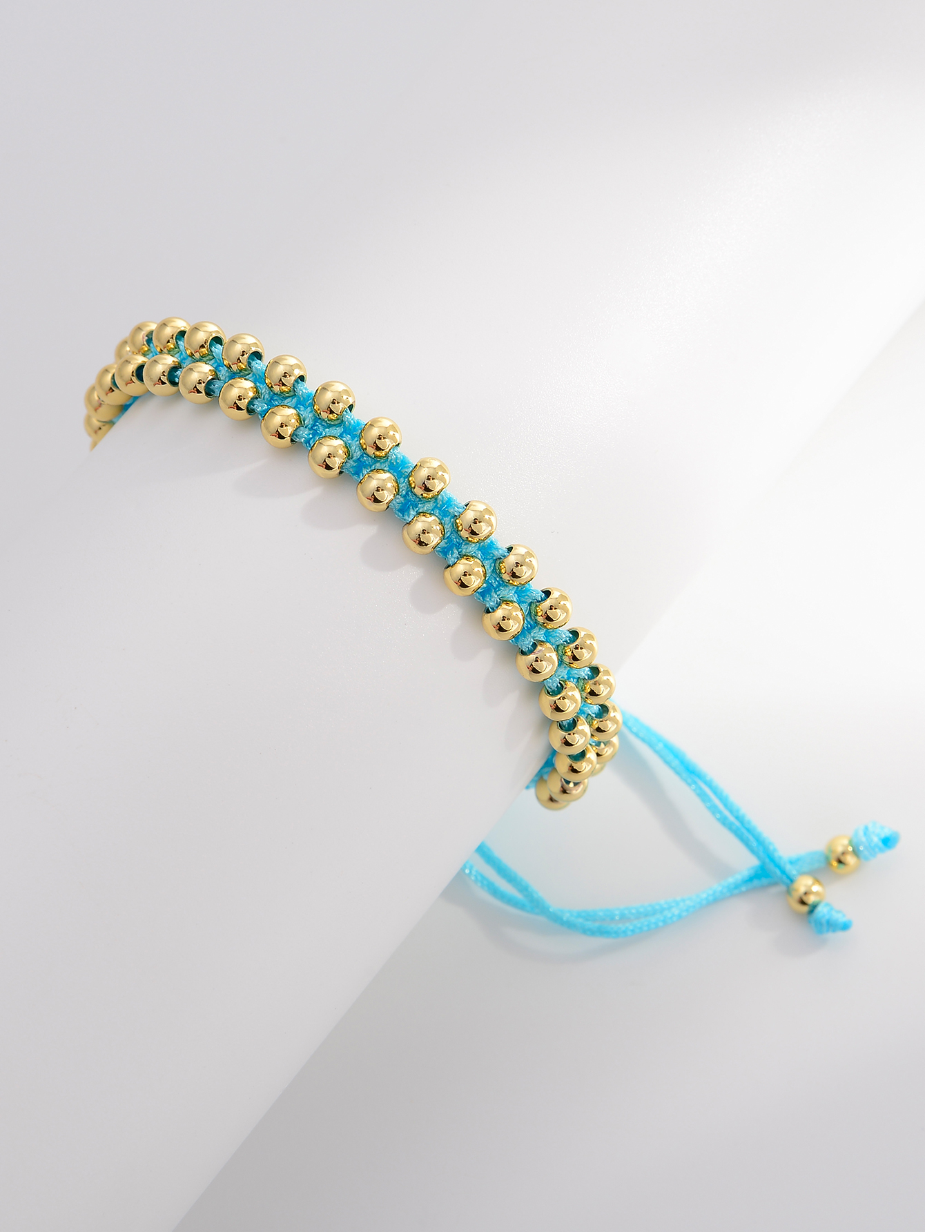 Retro Simple Style Round Gold Plated Wholesale Bracelets display picture 13
