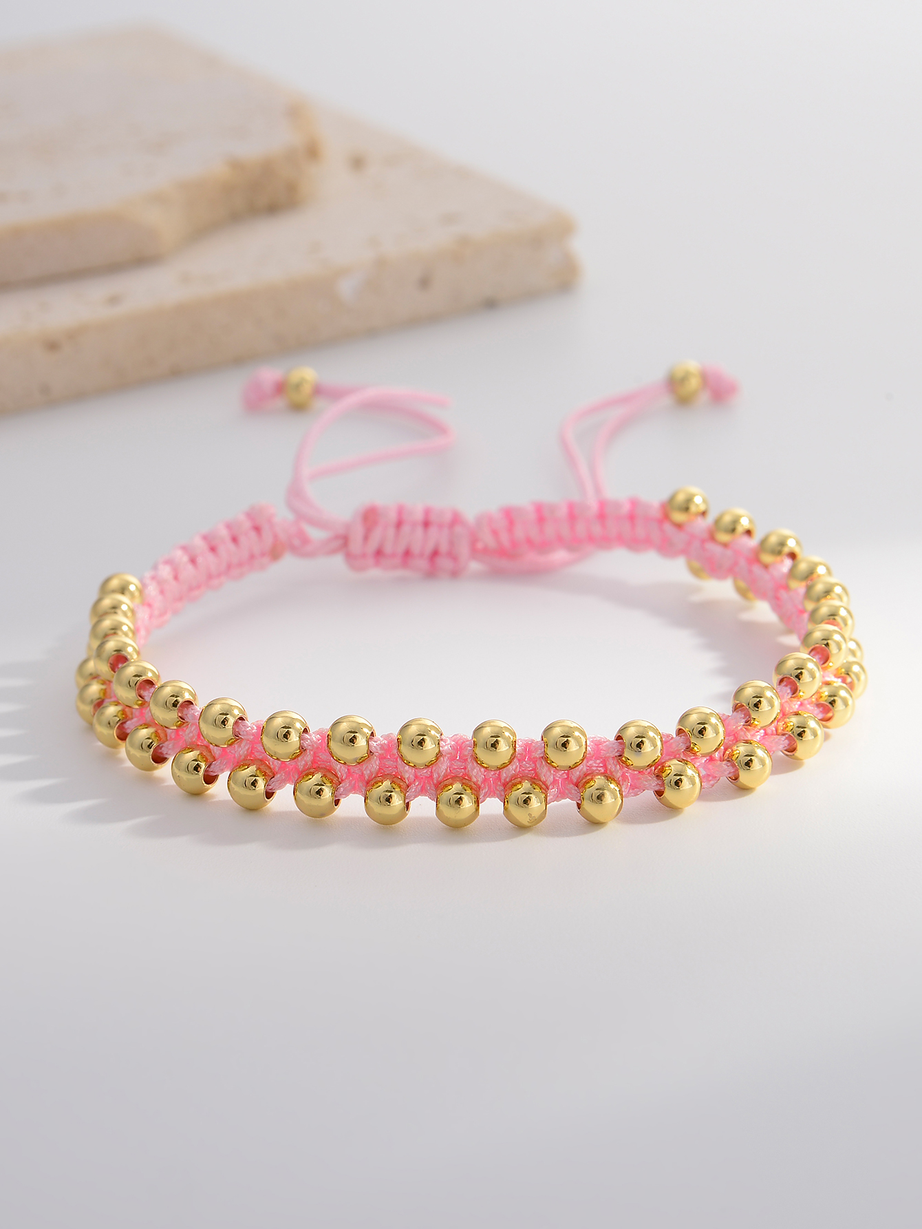 Retro Simple Style Round Gold Plated Wholesale Bracelets display picture 10