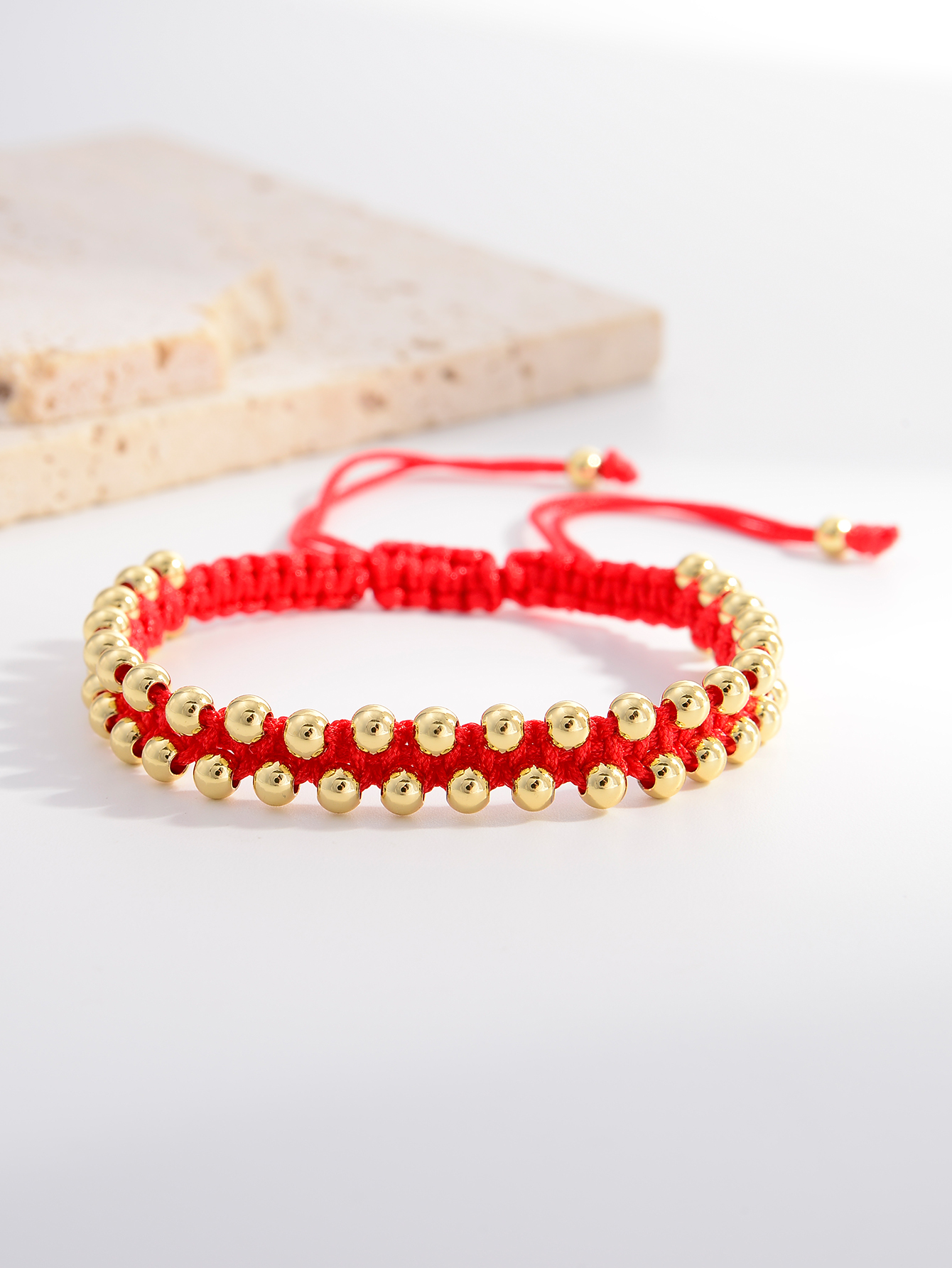 Retro Simple Style Round Gold Plated Wholesale Bracelets display picture 8