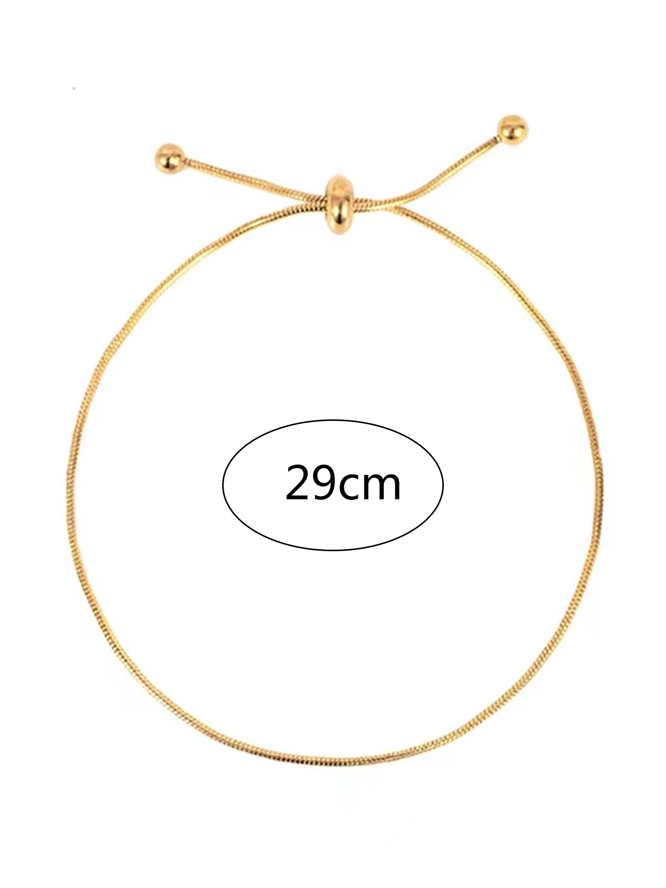 Simple Style Solid Color Stainless Steel Women's Anklet display picture 6