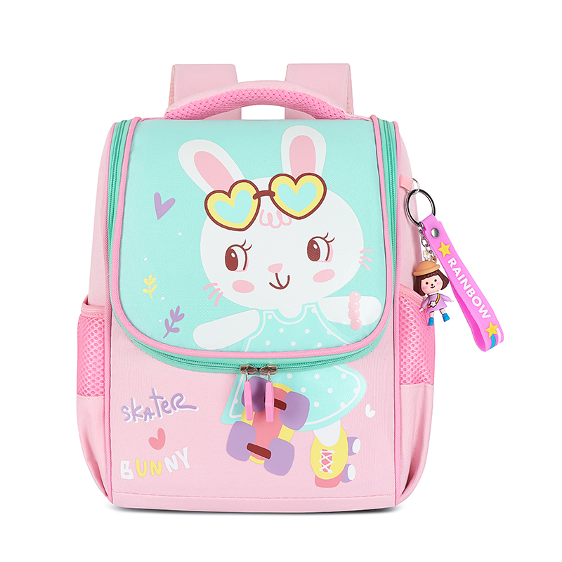 Rabbit Cartoon Astronaut Holiday School Shopping School Backpack display picture 1