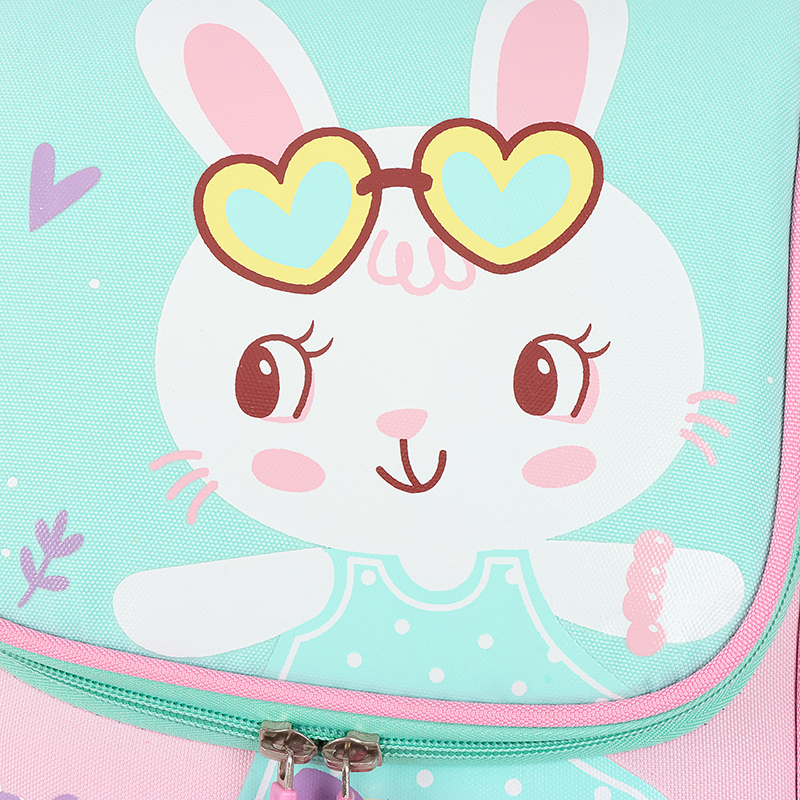 Rabbit Cartoon Astronaut Holiday School Shopping School Backpack display picture 12