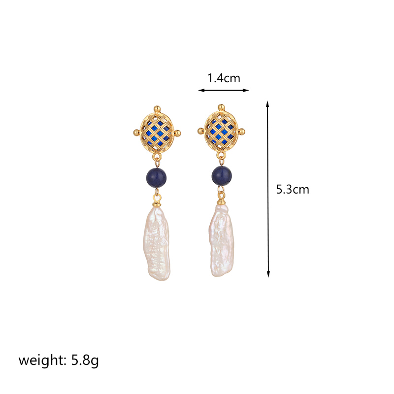 1 Pair Vintage Style Lucky Knot Plating Copper 18k Gold Plated Drop Earrings display picture 2