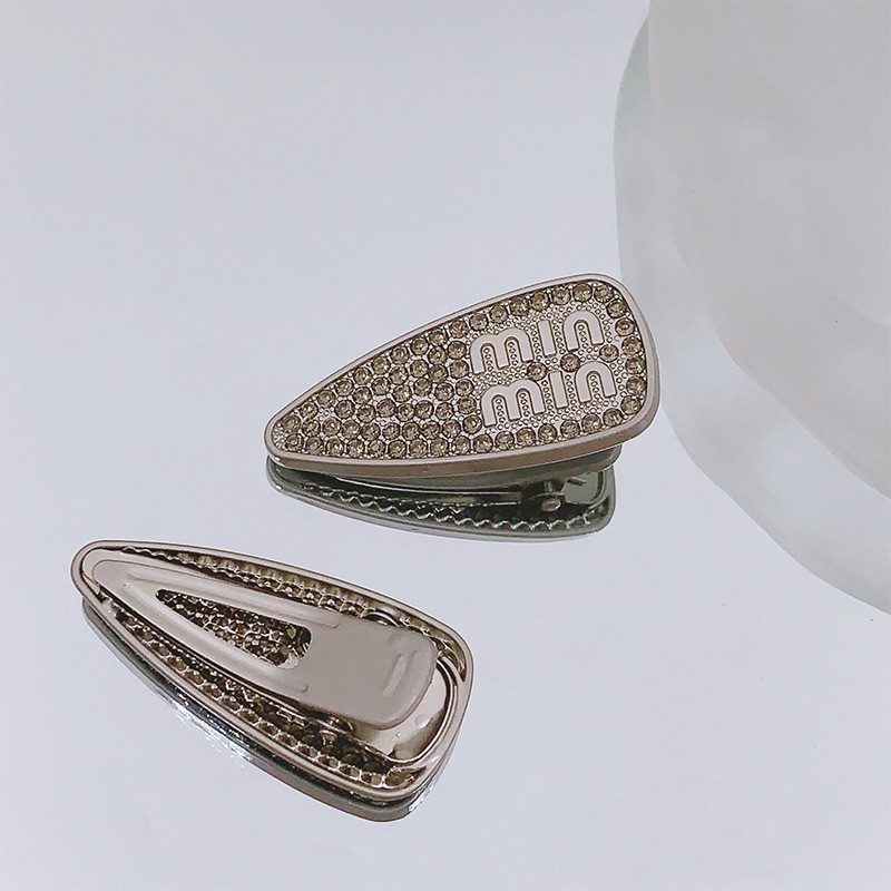 Elegant Simple Style Water Droplets Alloy Inlay Zircon Hair Clip display picture 4