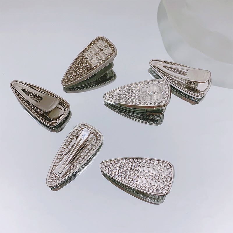 Elegant Simple Style Water Droplets Alloy Inlay Zircon Hair Clip display picture 6