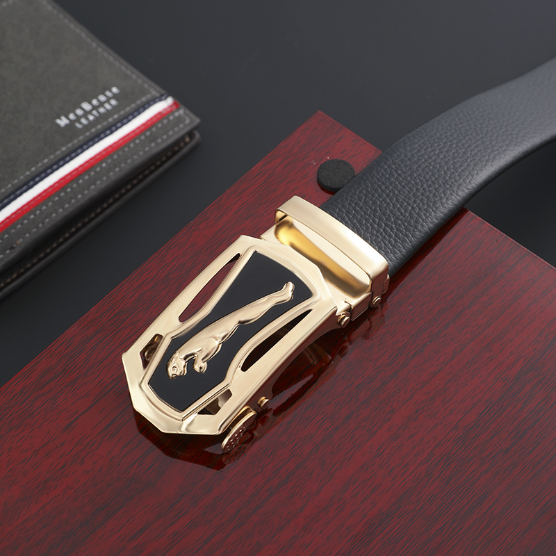 Simple Style Classic Style Solid Color Pu Leather Iron Men'S Leather Belts display picture 8