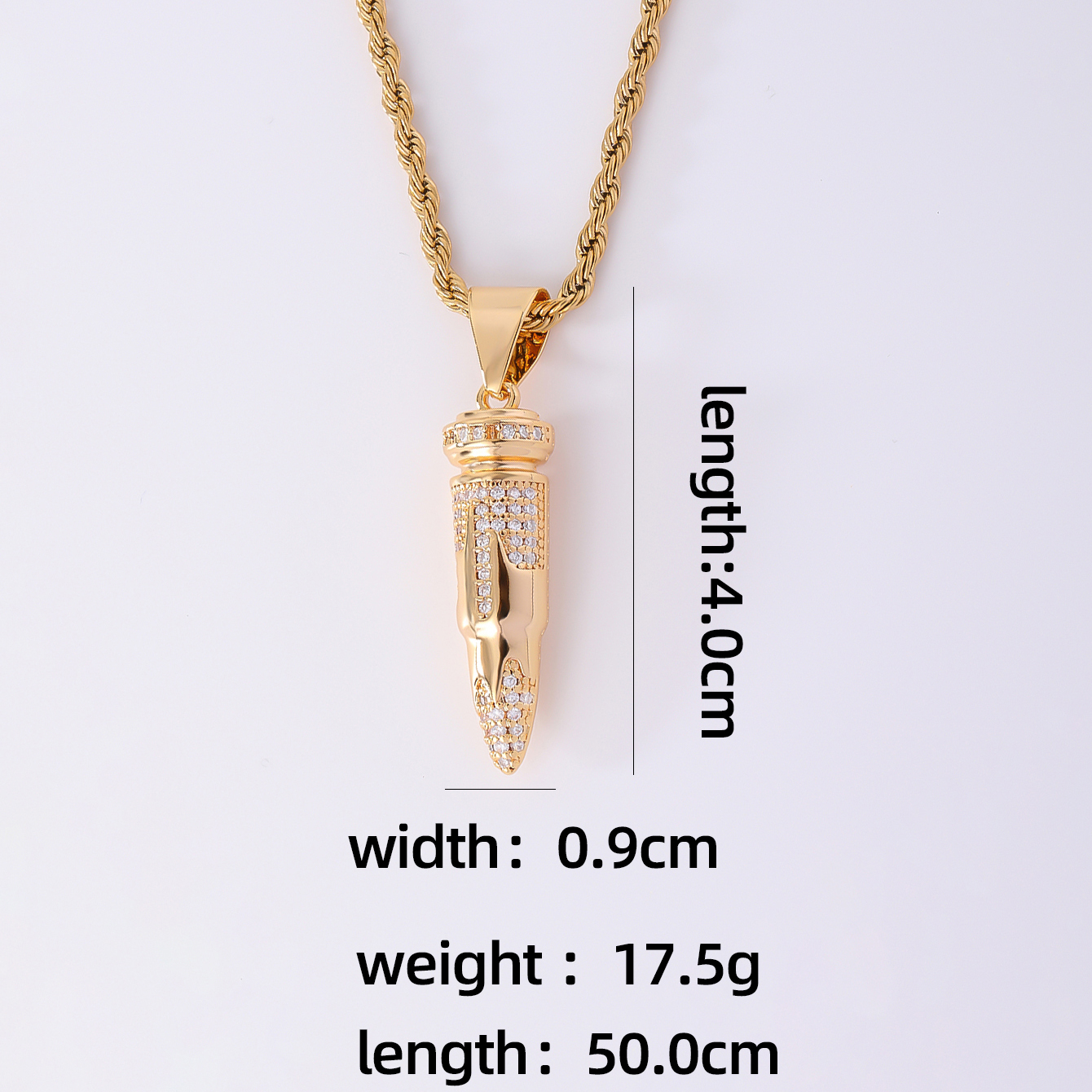 Hip-Hop Cool Style Bullet Gamepad Headset 304 Stainless Steel Copper Plating Inlay Zircon K Gold Plated Unisex Pendant Necklace display picture 3