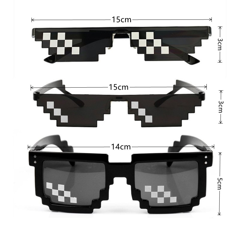 Exaggerated Funny Artistic Mosaic Pc Acrylic Resin Special-shaped Mirror Full Frame Clips Women's Sunglasses display picture 10