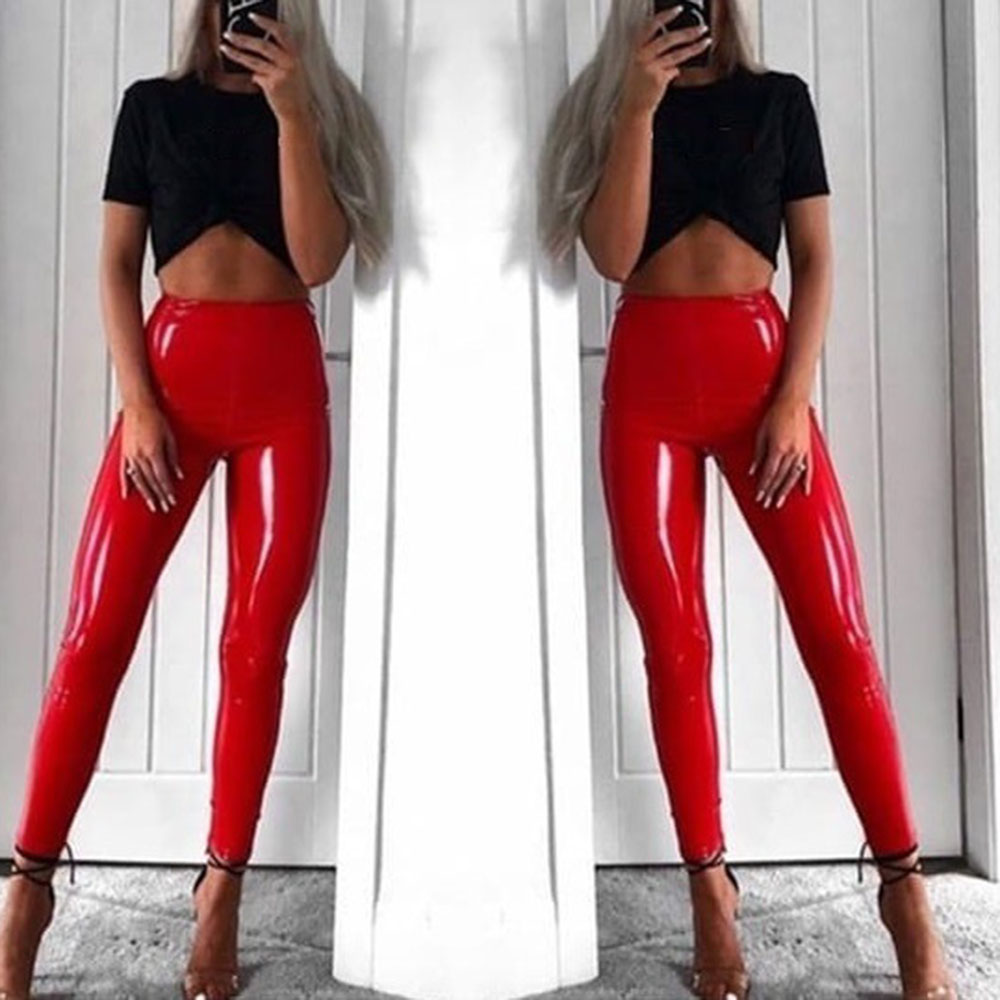 Women's Street Sexy Solid Color Full Length Tapered Pants display picture 3