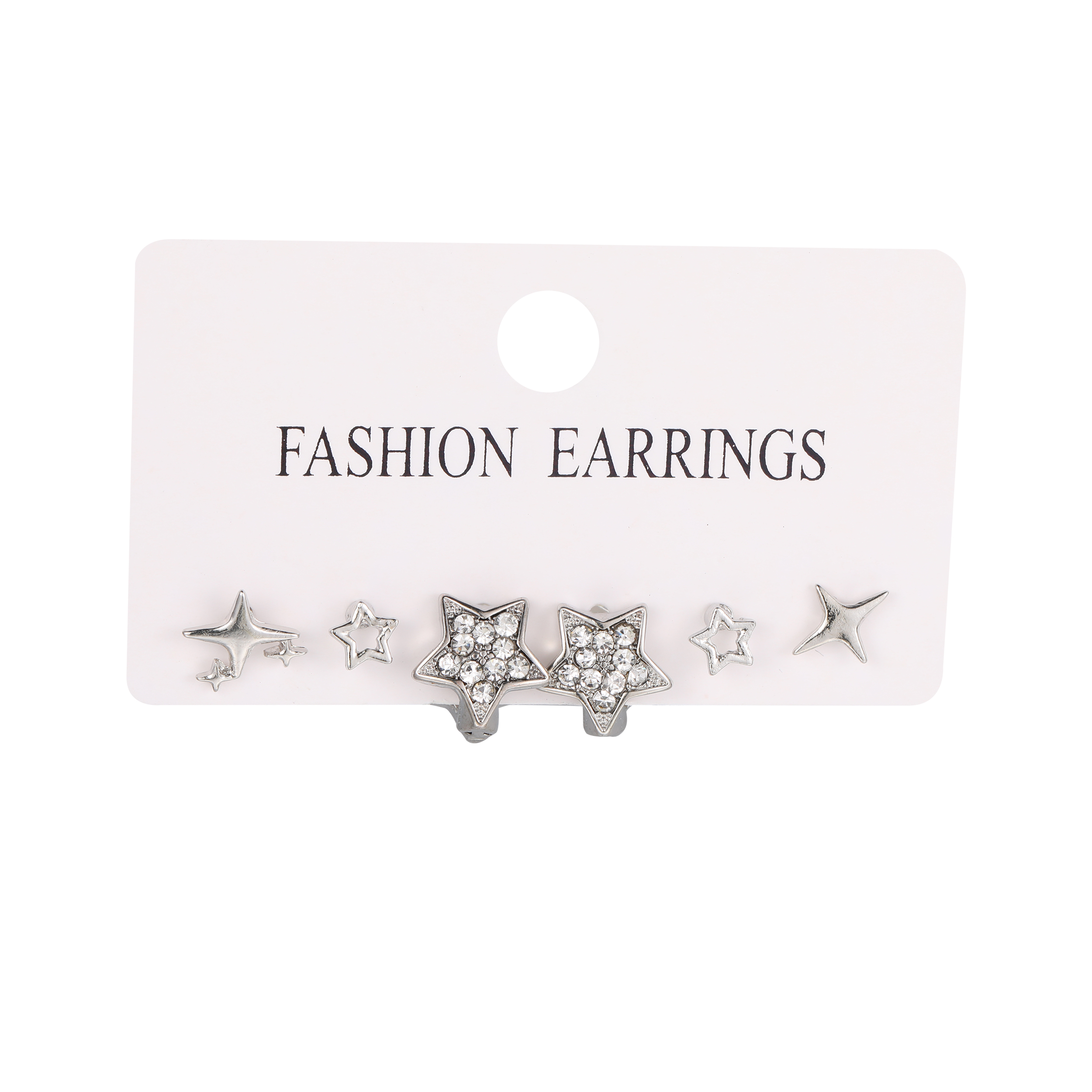 1 Set Ig Style Y2k Cute Star Inlay Alloy Artificial Gemstones Ear Studs display picture 1