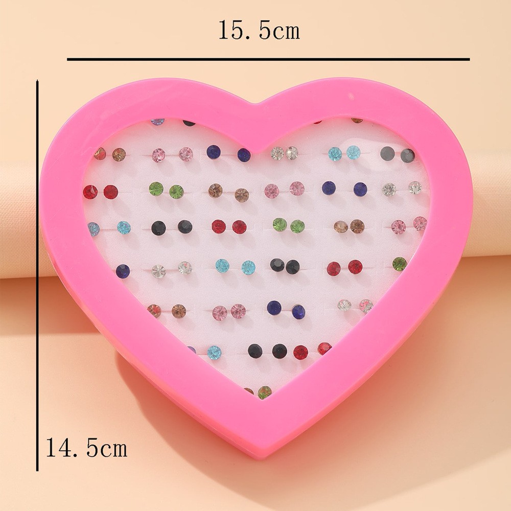 1 Set Simple Style Flower Plating Inlay Resin Artificial Gemstones Resin Gold Plated Silver Plated Ear Studs display picture 2