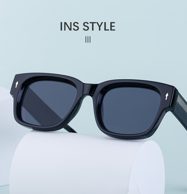 Retro Streetwear Solid Color Pc Square Full Frame Men's Sunglasses display picture 9
