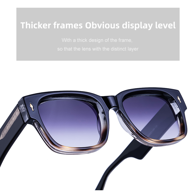 Retro Streetwear Solid Color Pc Square Full Frame Men's Sunglasses display picture 15