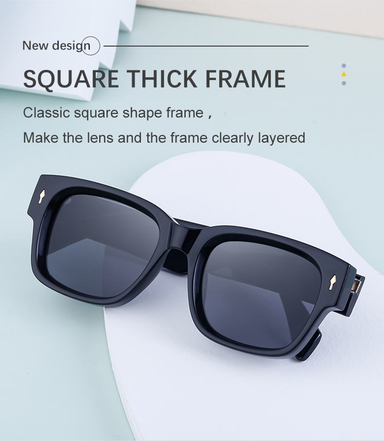 Retro Streetwear Solid Color Pc Square Full Frame Men's Sunglasses display picture 22