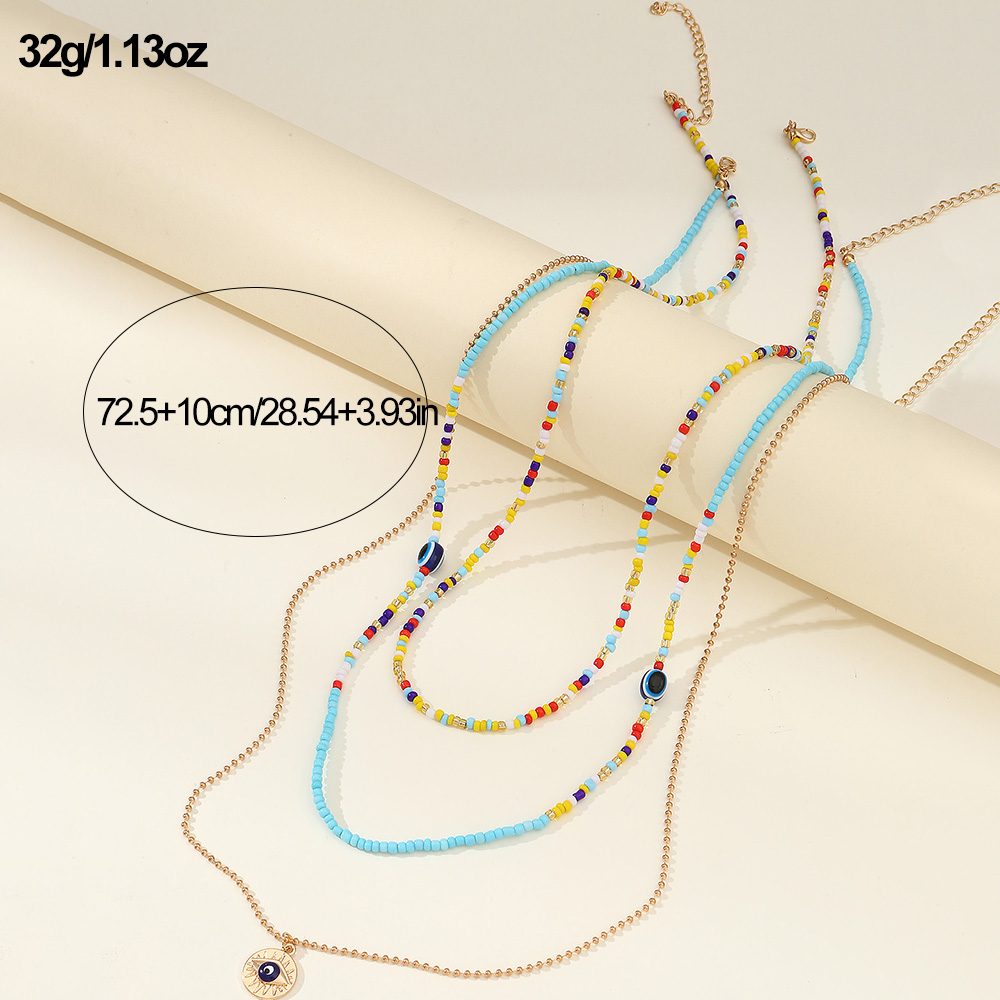 Sexy Beach Colorful Beaded Chain Women's Chain Belts display picture 6