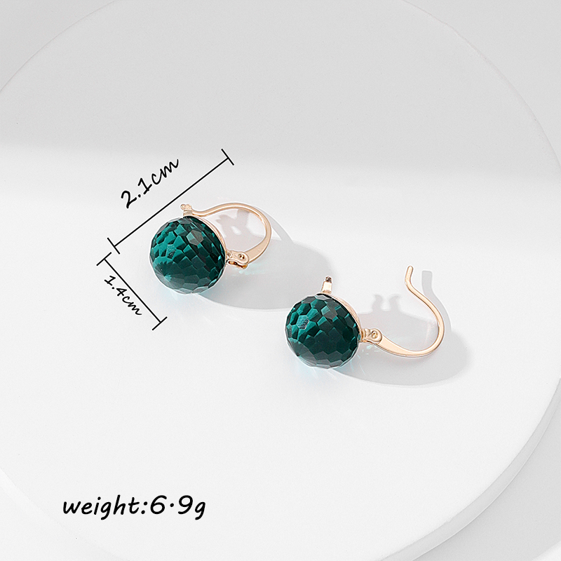 1 Piece Casual Commute Geometric Artificial Crystal Alloy Earrings display picture 13
