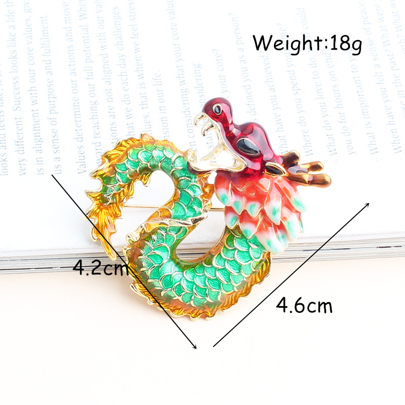 Exaggerated Funny Dragon Alloy Unisex Brooches display picture 6