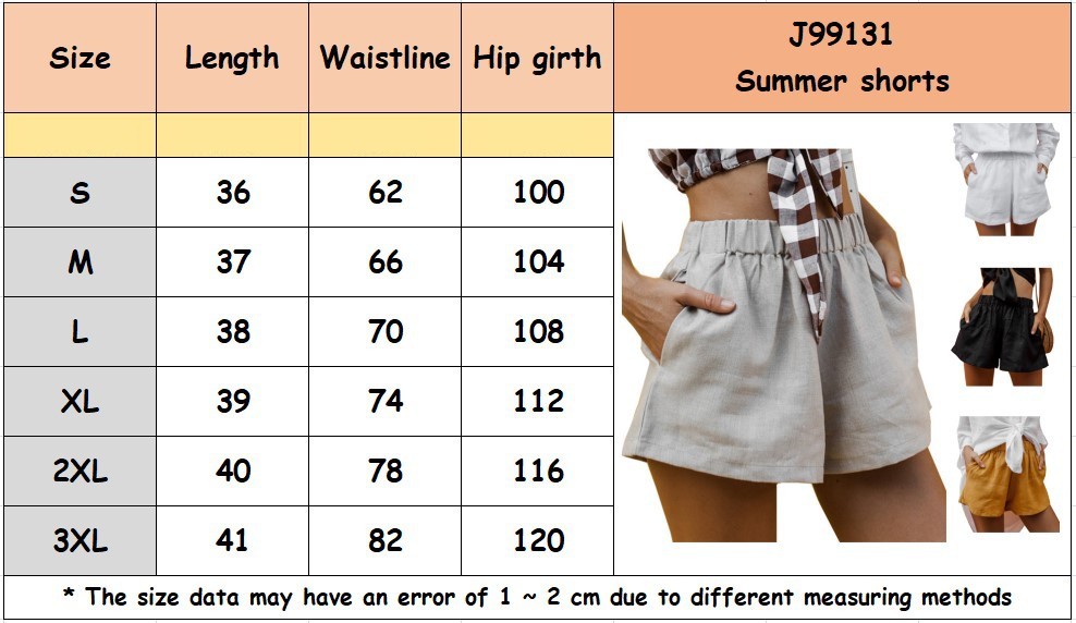 Women's Daily Casual Solid Color Shorts Button Shorts display picture 6