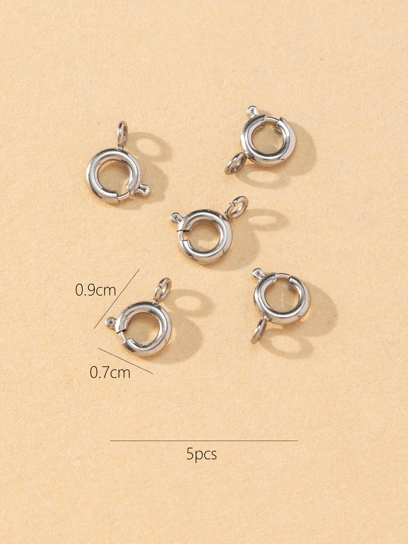 1 Set Stainless Steel Solid Color Basic Modern Style display picture 5