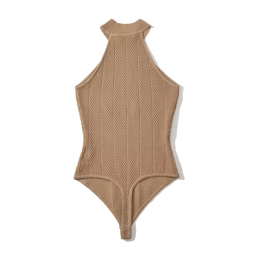 Women's Bodysuits Bodysuits Rib-knit Sexy Solid Color display picture 8