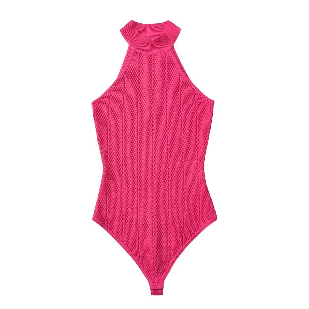 Women's Bodysuits Bodysuits Rib-knit Sexy Solid Color display picture 13