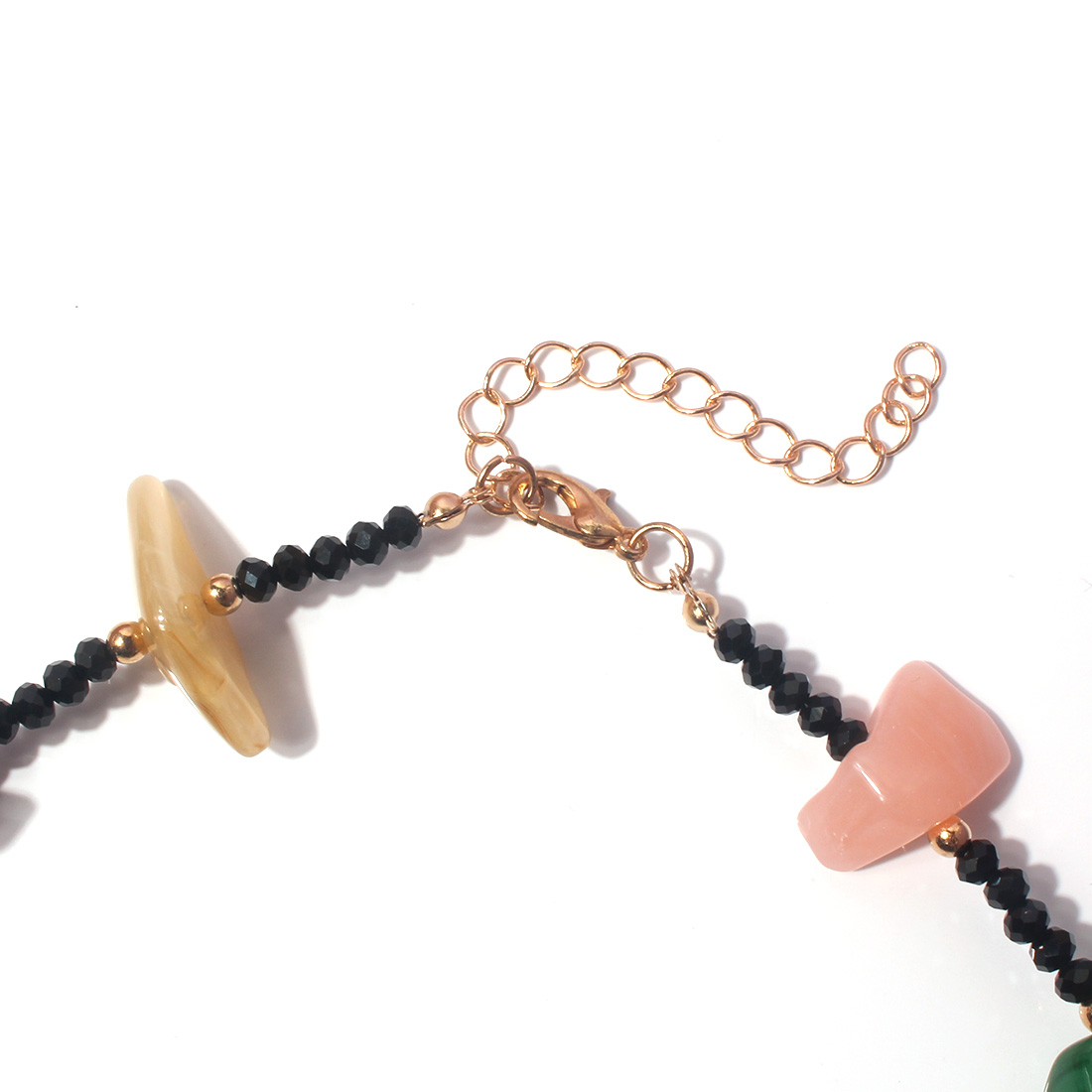 Retro Irregular Plastic/resin Beaded Women's Necklace display picture 3