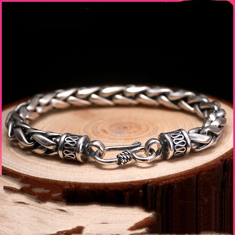 Hip Hop Einfarbig Legierung Eisen Überzug Unisex Armbänder display picture 4