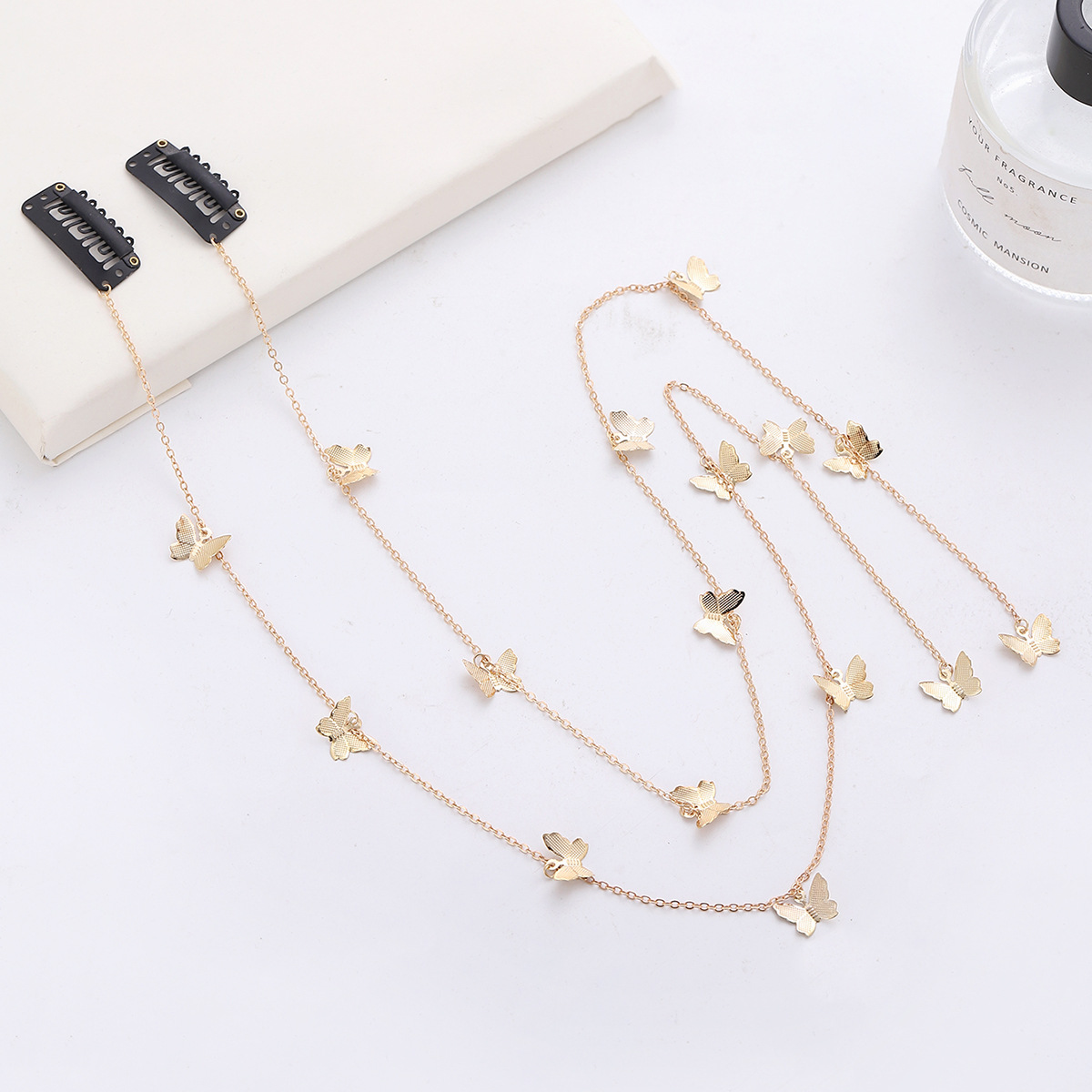 Ig Style Tassel Butterfly Metal Hair Chain display picture 5