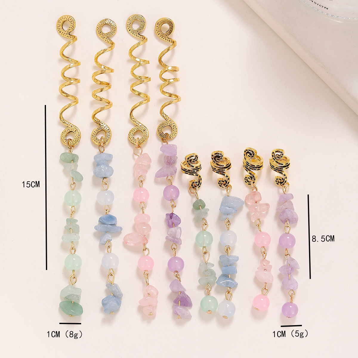 Modern Style Solid Color Alloy Plating Hair Clip display picture 1