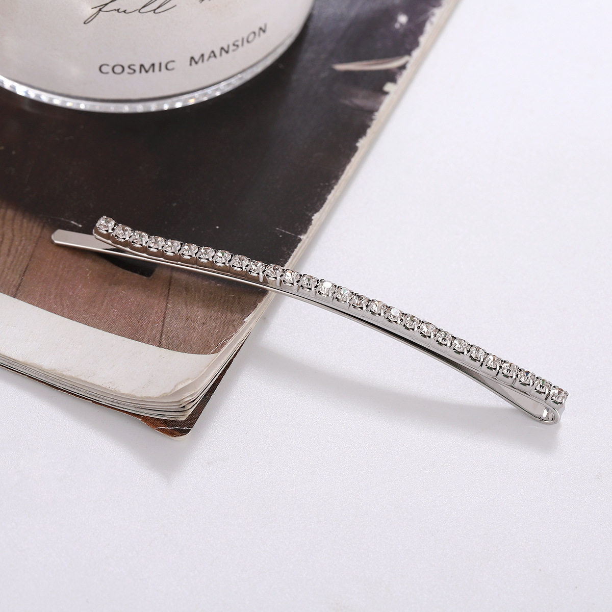 Casual Solid Color Rhinestone Plating Inlay Hair Clip display picture 10