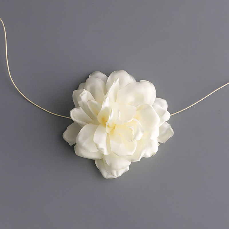 Elegant Blume Synthetische Faser Patchwork Frau Halsband display picture 1