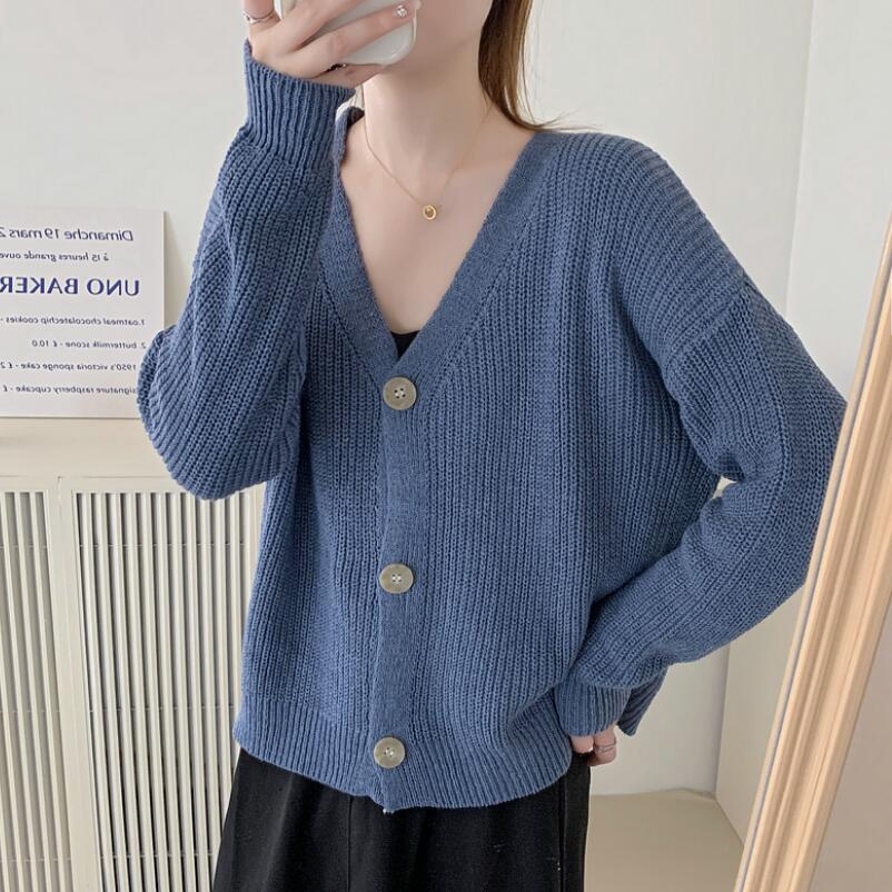 Women's Cardigan Long Sleeve Sweaters & Cardigans Casual Solid Color display picture 3