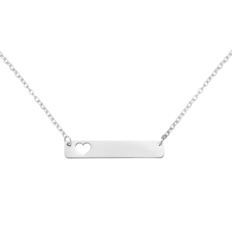 Titanium Steel 18K Gold Plated Simple Style Plating Solid Color None Pendant Necklace display picture 15