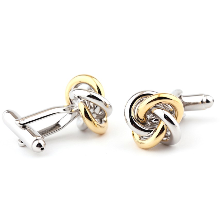 Simple Style Twist Copper Plating Unisex Cufflinks display picture 2