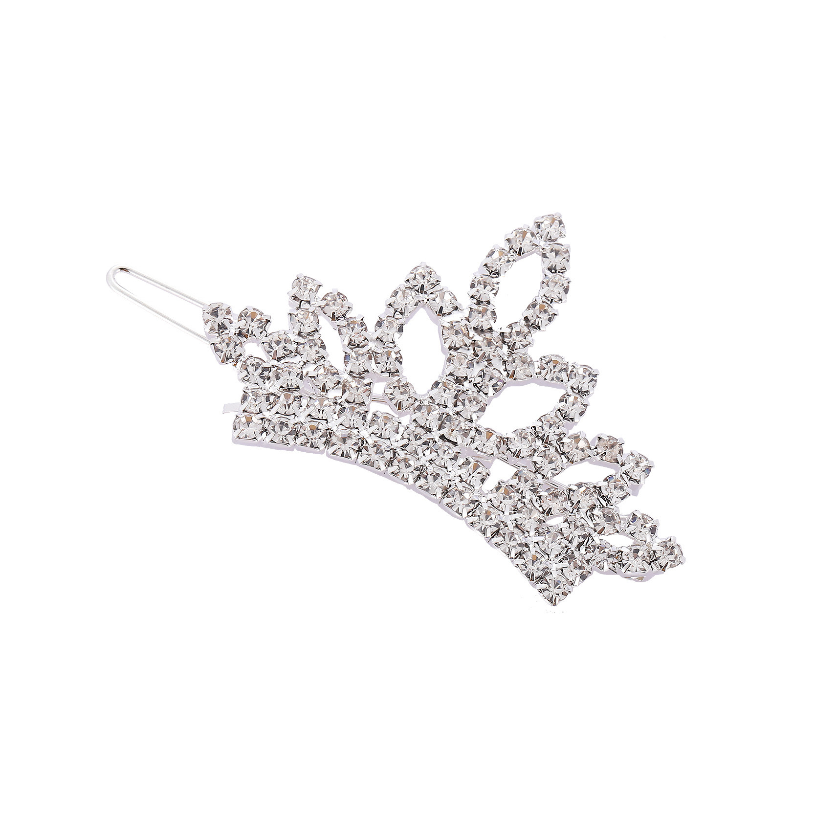 Women's Simple Style Crown Alloy Plating Inlay Rhinestones Hair Clip display picture 5